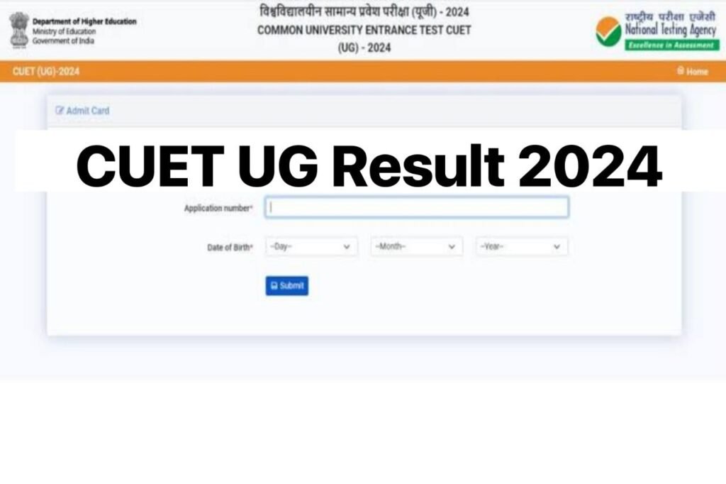 CUET UG Result 2024 (Download Link) Cut-Off Marks, Merit List